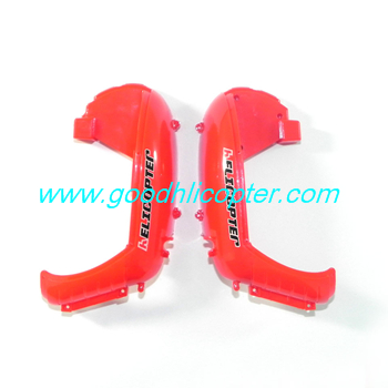 wltoys-v915-jjrc-v915-lama-helicopter parts Head cover frame (red) - Click Image to Close